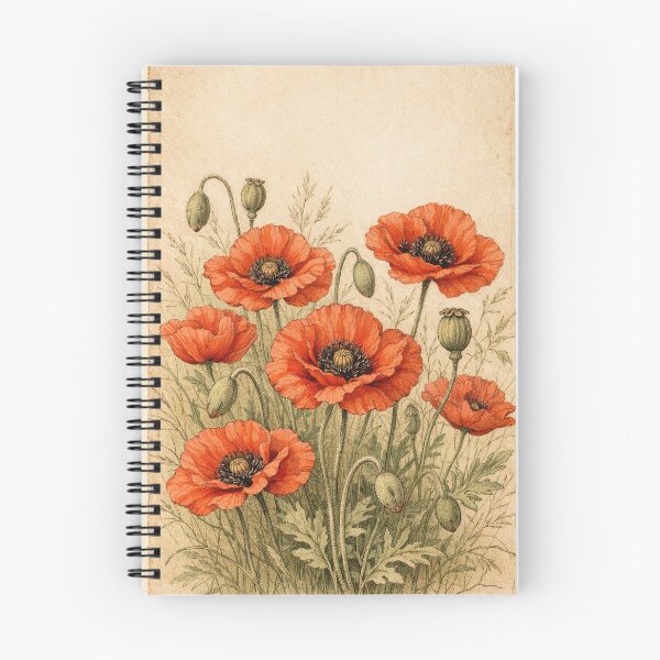 Item preview, Vintage Red Poppy Botanical Print - Antique Wildflower Wall Art designed and sold by Darlin8888.