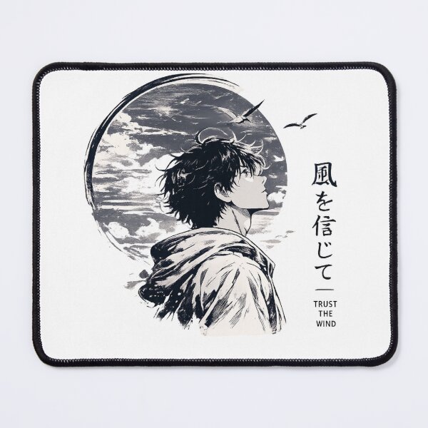 Item preview, Trust The Wind – Manga Ocean Aesthetic Sailor Anime Design designed and sold by MWSailingClub.