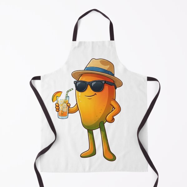 Item preview, Cool Mango Chilling on the Beach - Tropical Summer Vibe designed and sold by TheCuriousPawn.
