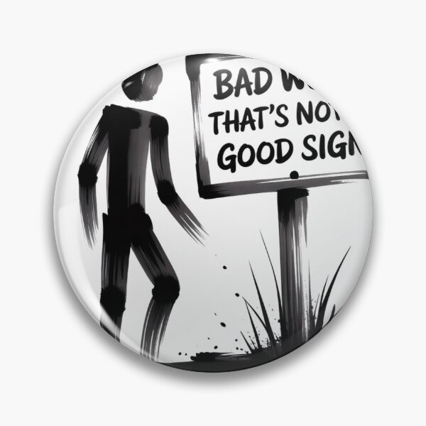 Item preview, Zen Sumi-e Stick Figure on Signpost Art designed and sold by Bloomkept.
