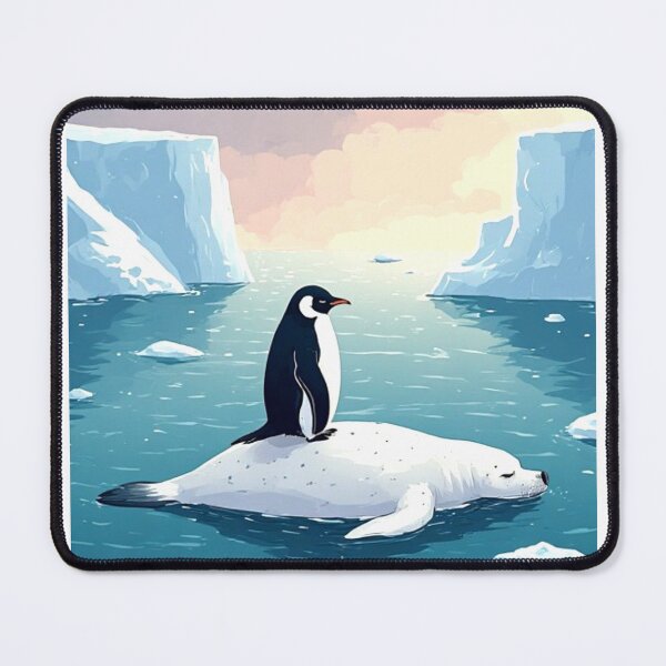 Item preview, Penguins and seals have become separated from their flocks. designed and sold by Whose-sweat.