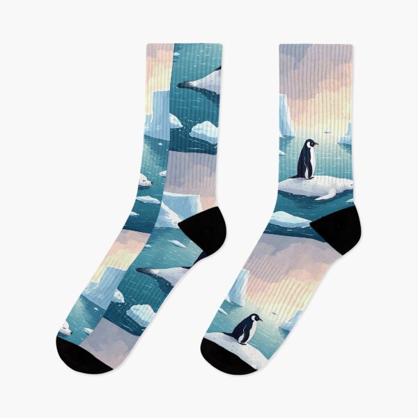 Item preview, Penguins and seals have become separated from their flocks. designed and sold by Whose-sweat.