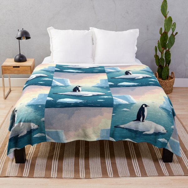 Item preview, Penguins and seals have become separated from their flocks. designed and sold by Whose-sweat.