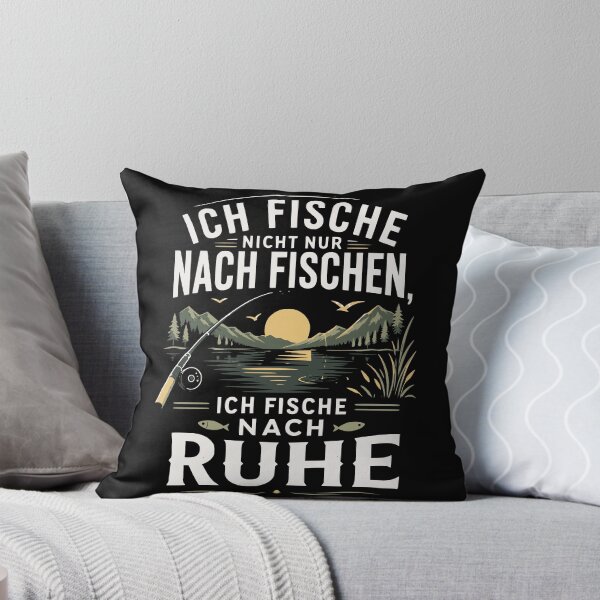 Artikelvorschau, Ich fische nicht nur nach Fischen, ich fische nach Ruhe – Mindful‑Angler‑Spruch entworfen und verkauft von FreshPixelArt.