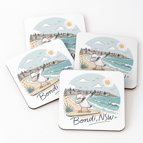 Item preview, Bondi Beach NSW,  Seagull  designed and sold by PamLeeDesign.