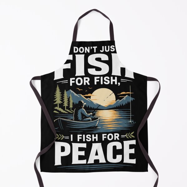 Item preview, I'm not just fishing for fish, I'm fishing for peace – Mindful Angler saying designed and sold by FreshPixelArt.