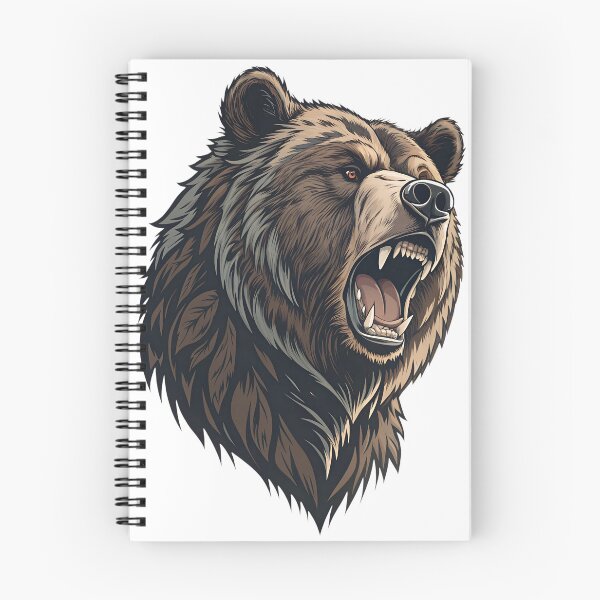 Item preview, Fierce Bear Head Vector | Aggressive Wild Bear Face | Powerful Animal Logo Design designed and sold by Studio Atharv.