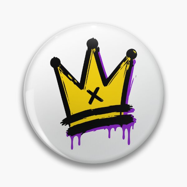 Item preview, Broken Crown Skateboard Graffiti Sticker – Urban Street Skater Art Sticker designed and sold by Olivra.