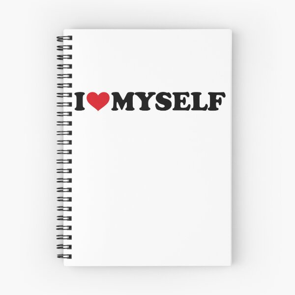Item preview, I love Myself - I ♥ Myself – Simple Red Heart Self Love Text Design designed and sold by EmeraldeaArt.