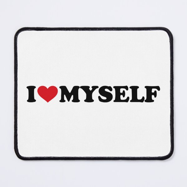 Item preview, I love Myself - I ♥ Myself – Simple Red Heart Self Love Text Design designed and sold by EmeraldeaArt.