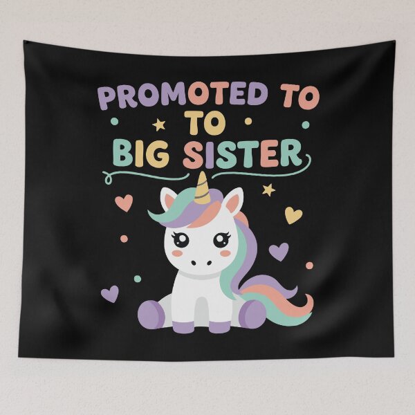 Item preview, Gender Reveal Promoted To Big Sister Baby Shower designed and sold by LuminOrb.