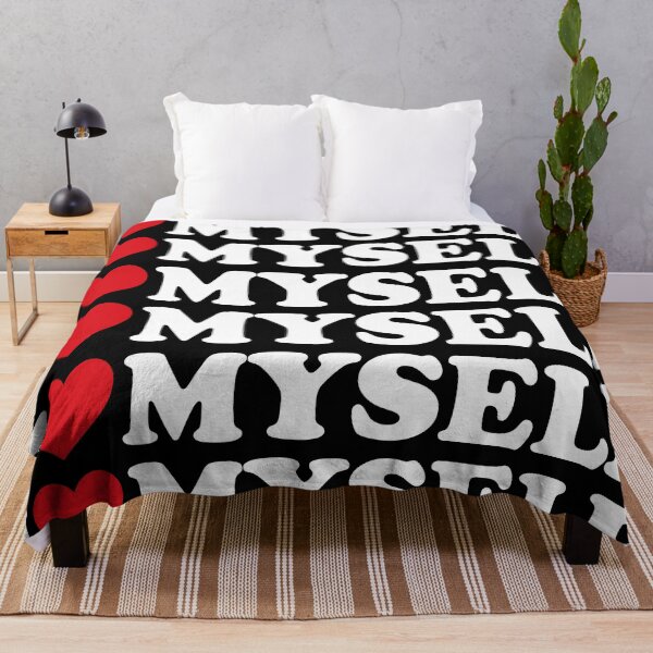 Item preview, I love Myself - I ♥ Myself – Simple Red Heart Self Love white Text Design designed and sold by EmeraldeaArt.
