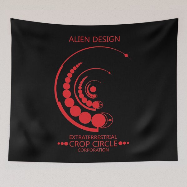 Item preview, Extraterrestrial Crop Circle Corporation Alien Design 187 designed and sold by MagicEyesOnly.