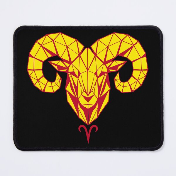 Item preview, Geometric Ram Aries – Strength & Courage designed and sold by ElvisU.