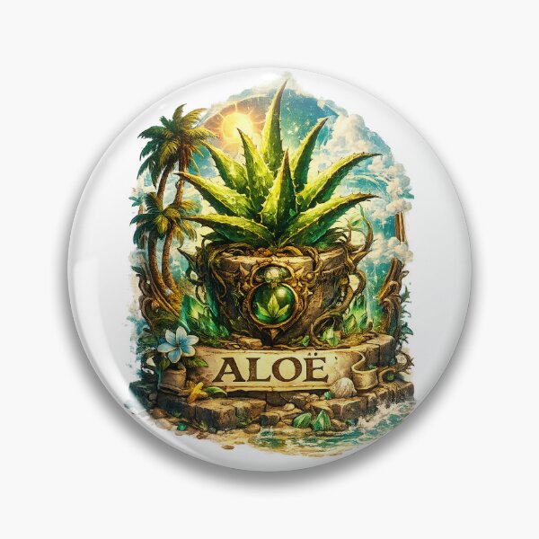 Item preview, Fantasy Aloe Vera Summer Design – Tropical Magical Plant Illustration designed and sold by ExoticWave.