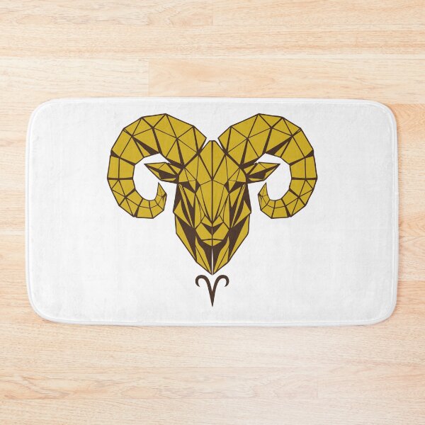 Item preview, Geometric Ram Aries – Strength & Courage designed and sold by ElvisU.