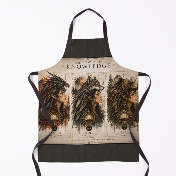 Item preview, The Power of Knowledge – Power & Instinct Bundle (Dragon, Wolf, Bear) designed and sold by InnerwayStudio.