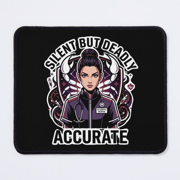 Item preview, Scorpio Nurse – Silent But Deadly Accurate Funny Zodiac Nurse Dark Humor Gift designed and sold by Im-Ara.
