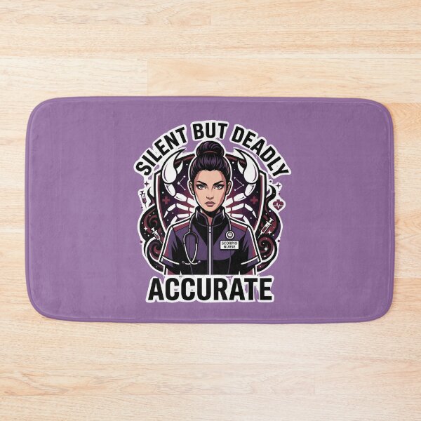 Item preview, Scorpio Nurse – Silent But Deadly Accurate Funny Zodiac Nurse Dark Humor Gift designed and sold by Im-Ara.