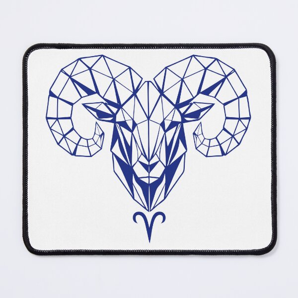 Item preview, Geometric Ram Aries – Strength & Courage designed and sold by ElvisU.