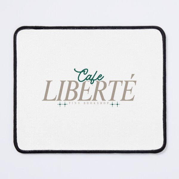 Item preview, Cafe Liberte Tiny Bookshop designed and sold by heyhuecreatives.