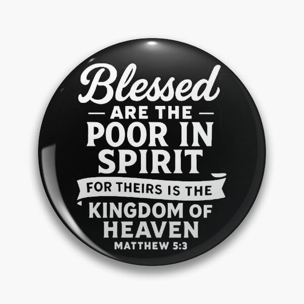 Item preview, Matthew 5:3 Blessed Are The Poor In Spirit designed and sold by plushism.