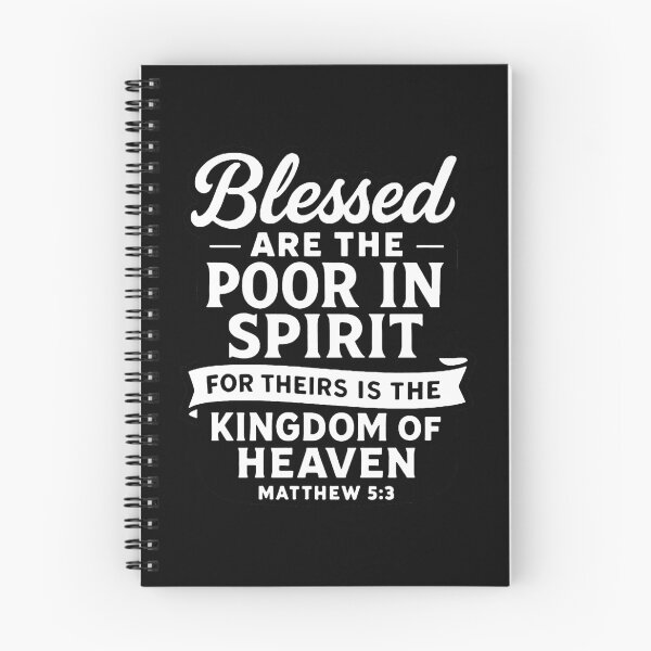 Item preview, Matthew 5:3 Blessed Are The Poor In Spirit designed and sold by plushism.