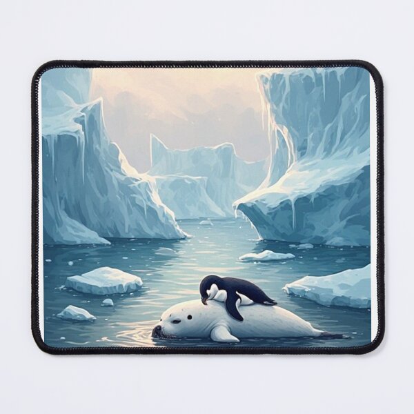 Item preview, Penguins and seals have become separated from their flocks. designed and sold by Whose-sweat.