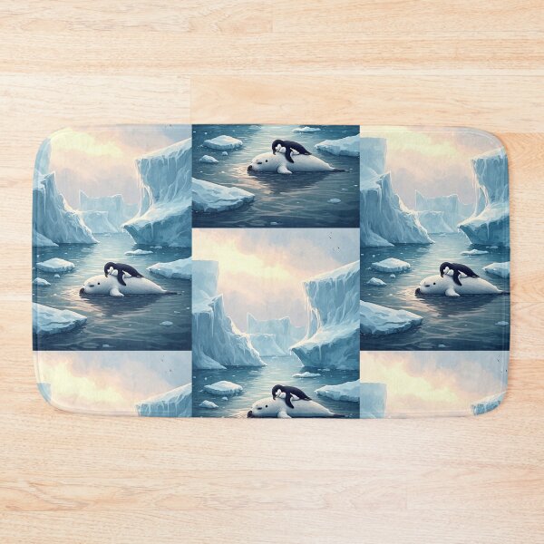 Item preview, Penguins and seals have become separated from their flocks. designed and sold by Whose-sweat.
