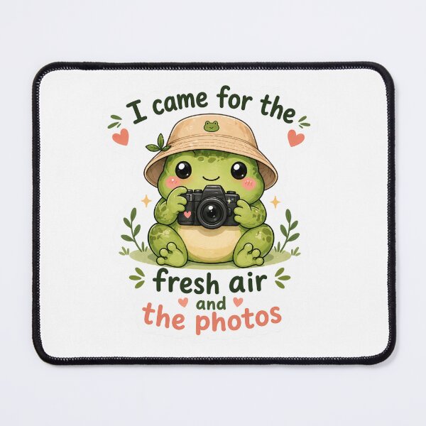 Item preview, Fresh Air And Photos Cute Frog designed and sold by Podartfulpress.