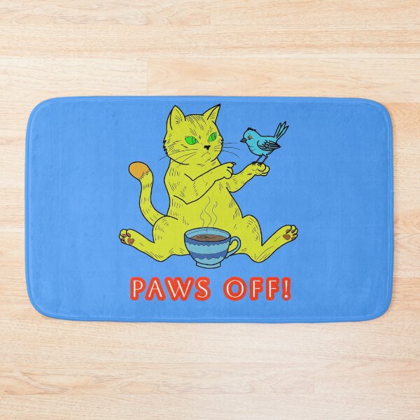 Item preview, Grumpy Yellow Cat Coffee Mug Simple Naive Line Art  designed and sold by LeshanArt.