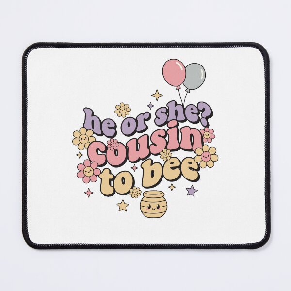 Item preview, Gender Reveal He Or She Cousin To Bee Baby Shower designed and sold by LuminOrb.