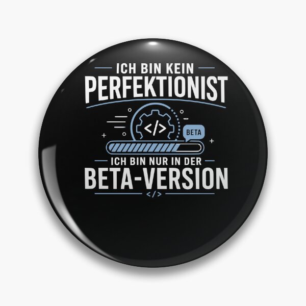 Item preview, I'm not a perfectionist, I'm just the beta version – nerd saying designed and sold by FreshPixelArt.