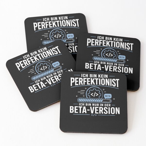 Item preview, I'm not a perfectionist, I'm just the beta version – nerd saying designed and sold by FreshPixelArt.