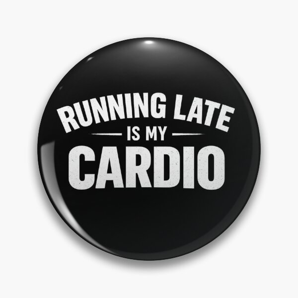 Item preview, Llegar tarde es mi cardio Camiseta divertida para entrenar Camiseta minimalista con humor para el gimnasio designed and sold by TheClockOutClub.