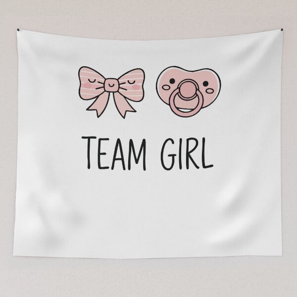 Item preview, Gender Reveal Team Girl Baby Shower Mom Dad designed and sold by LuminOrb.
