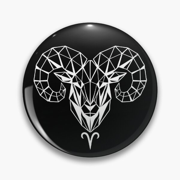 Item preview, Geometric Ram Aries – Strength & Courage designed and sold by ElvisU.
