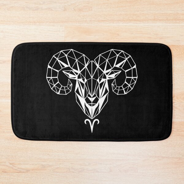 Item preview, Geometric Ram Aries – Strength & Courage designed and sold by ElvisU.