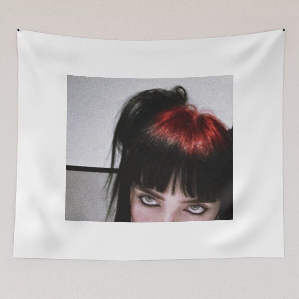 Item preview, red roots Billie Eilish Photo designed and sold by Crealice.