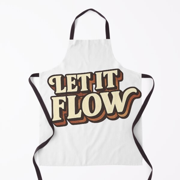 Item preview, Let It Flow Retro Vibes Design | Hippie Style Typography designed and sold by FindYouByZ.