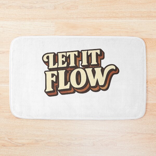 Item preview, Let It Flow Retro Vibes Design | Hippie Style Typography designed and sold by FindYouByZ.