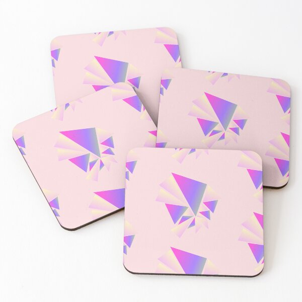 Item preview, Pastel Dream Geometric Shards - Pink and Lavender Abstract designed and sold by Typomuse-studio.