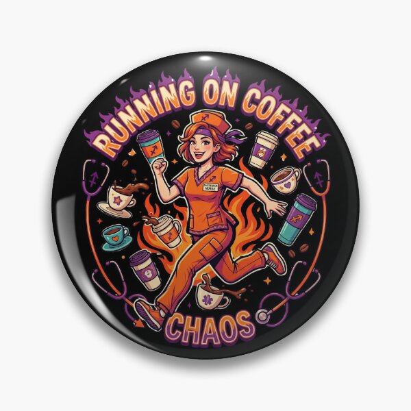 Item preview, Sagittarius Nurse – Running On Coffee Chaos And Good Intentions Funny Gift designed and sold by Im-Ara.