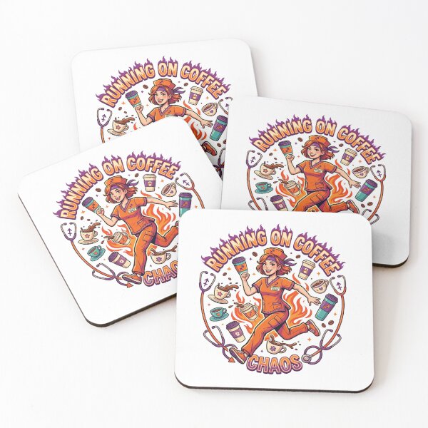 Item preview, Sagittarius Nurse – Running On Coffee Chaos And Good Intentions Funny Gift designed and sold by Im-Ara.