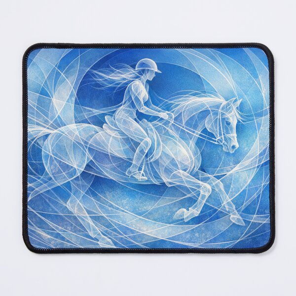 Item preview, Delicate rider in blue designed and sold by Sigtrix.