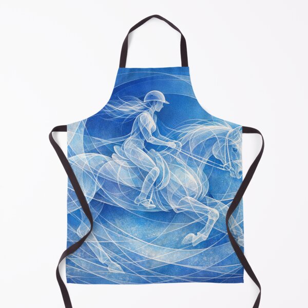 Item preview, Delicate rider in blue designed and sold by Sigtrix.