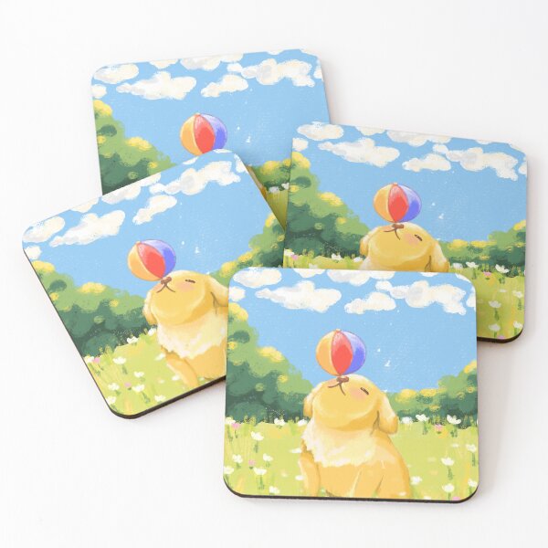 Item preview, Dog with his ball in summer day designed and sold by MofyLumy .