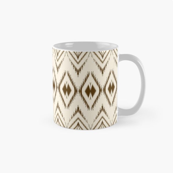 Artikelvorschau, Thai-Blumen Braun Modernes Stammesmuster Nahtloses Muster entworfen und verkauft von Mystic Threads Design.