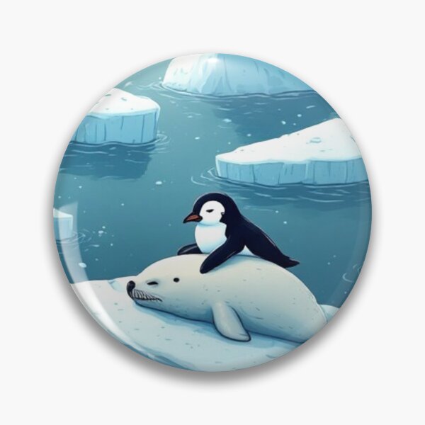 Item preview, Penguins and seals have become separated from their flocks. designed and sold by Whose-sweat.