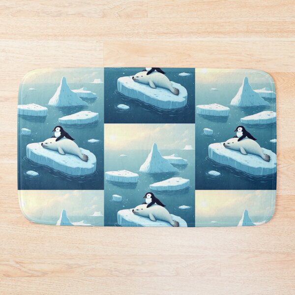 Item preview, Penguins and seals have become separated from their flocks. designed and sold by Whose-sweat.